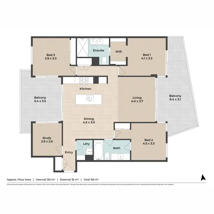 Floorplan of Homely unit listing, 33/32 Agnes Street, Albion QLD 4010