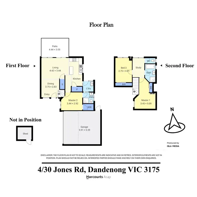 Floorplan of Homely townhouse listing, 4/30 Jones Road, Dandenong VIC 3175