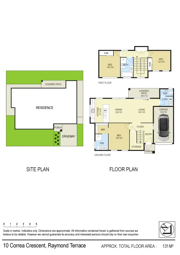 Floorplan of Homely house listing, 10 Correa Crescent, Raymond Terrace NSW 2324