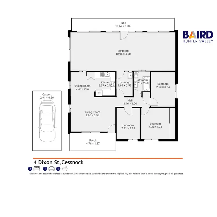 Floorplan of Homely house listing, 4 Dixon Street, Cessnock NSW 2325