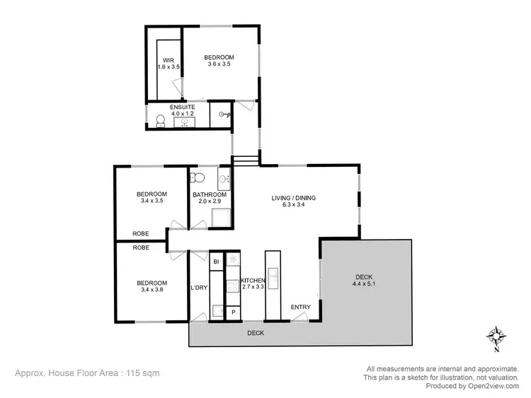 Floorplan of Homely house listing, 9 Bellemont Court, Geilston Bay TAS 7015