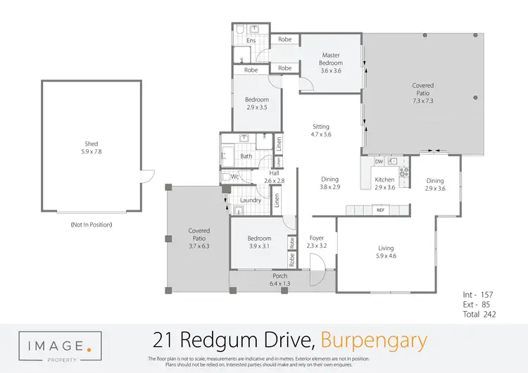 Floorplan of Homely house listing, 21 Redgum Drive, Burpengary QLD 4505