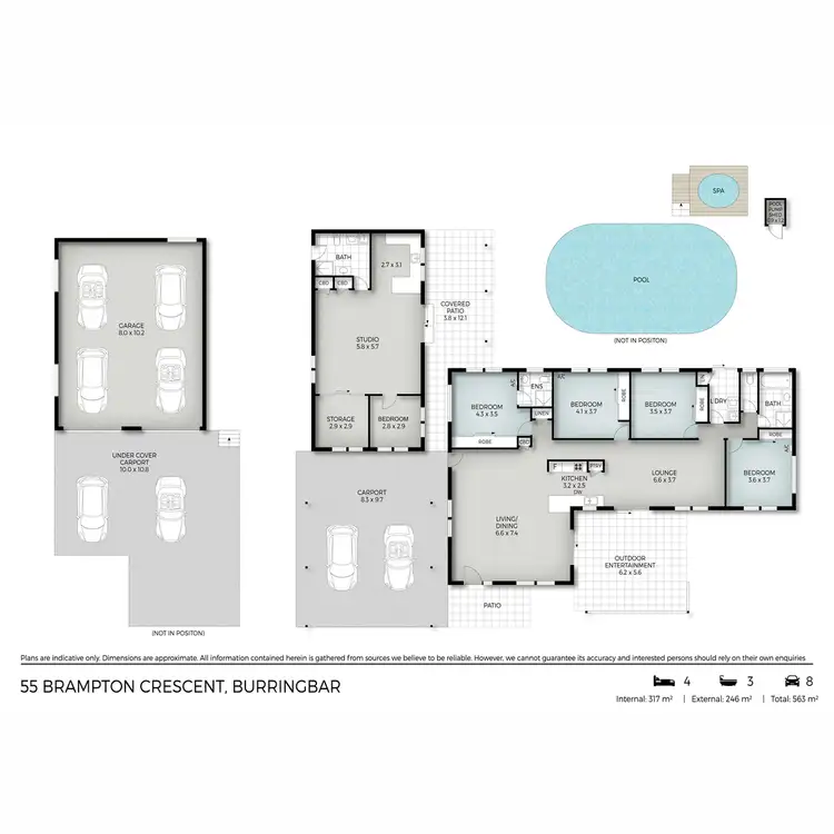 Floorplan of Homely rural property listing, 55 Brampton Crescent, Burringbar NSW 2483
