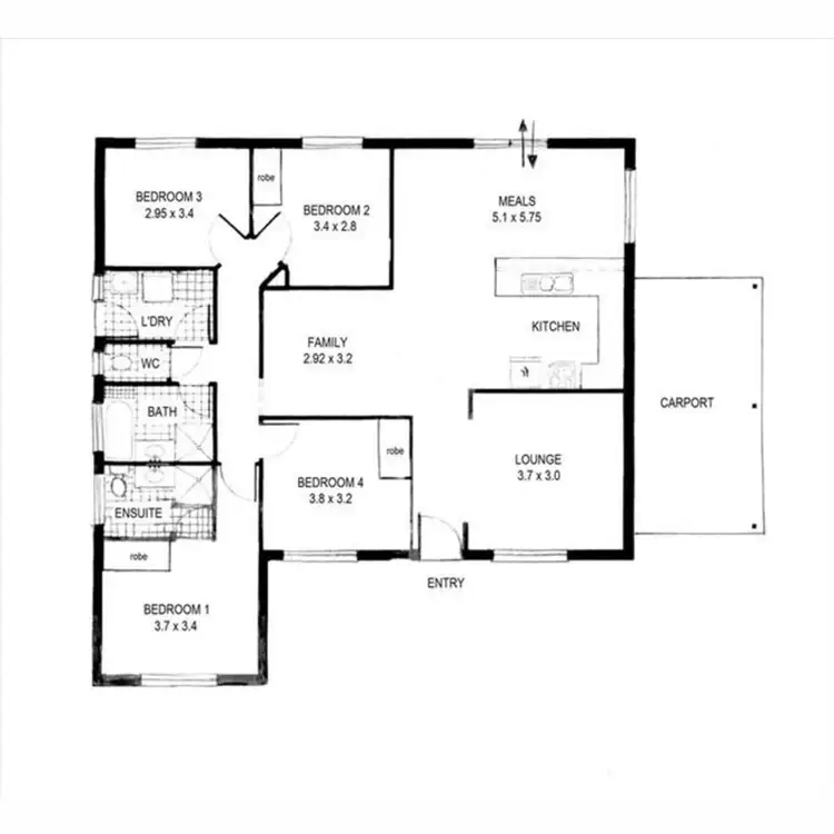 Floorplan of Homely house listing, 1/9 Gangell Court, Williamstown SA 5351