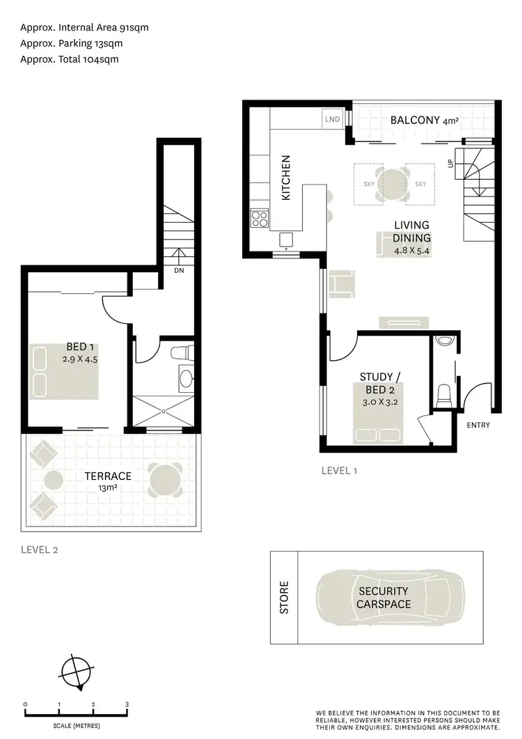 Floorplan of Homely apartment listing, 2/101 Cathedral Street, Woolloomooloo NSW 2011