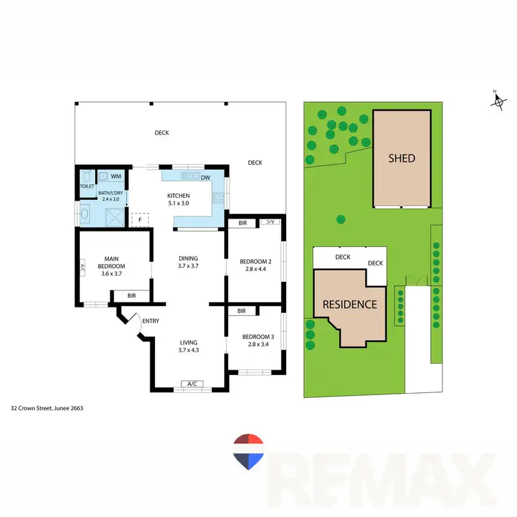 Floorplan of Homely house listing, 32 Crown Street, Junee NSW 2663