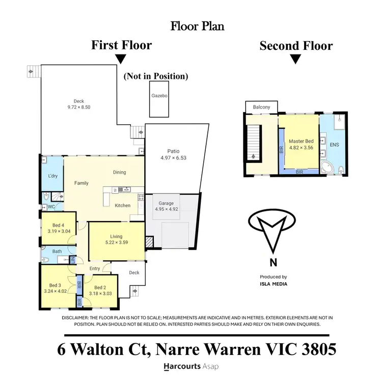 Floorplan of Homely house listing, 6 Walton Court, Narre Warren VIC 3805