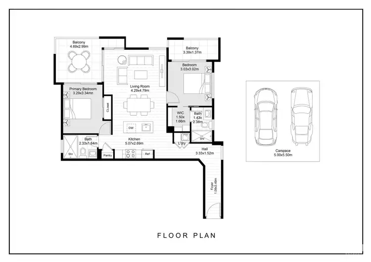 Floorplan of Homely unit listing, 4/166 Norman Avenue, Norman Park QLD 4170