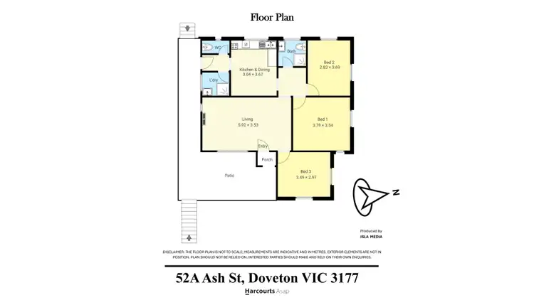 Floorplan of Homely house listing, 52a Ash Street, Doveton VIC 3177