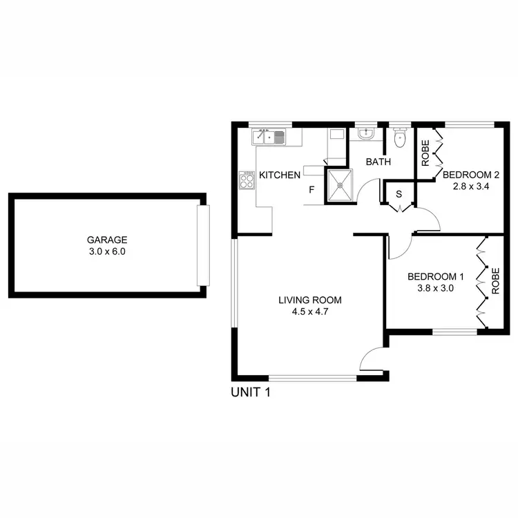 Floorplan of Homely apartment listing, 2/6 Tulip Lane, Buderim QLD 4556
