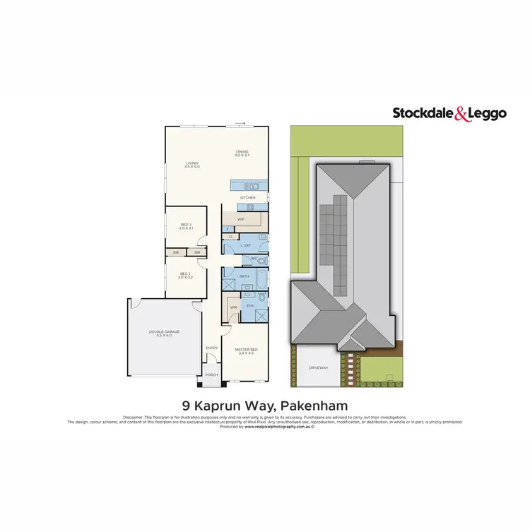Floorplan of Homely house listing, 9 Kaprun Way, Pakenham VIC 3810