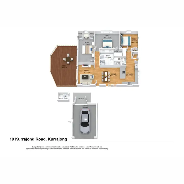 Floorplan of Homely house listing, 19 Kurrajong Road, Kurrajong NSW 2758