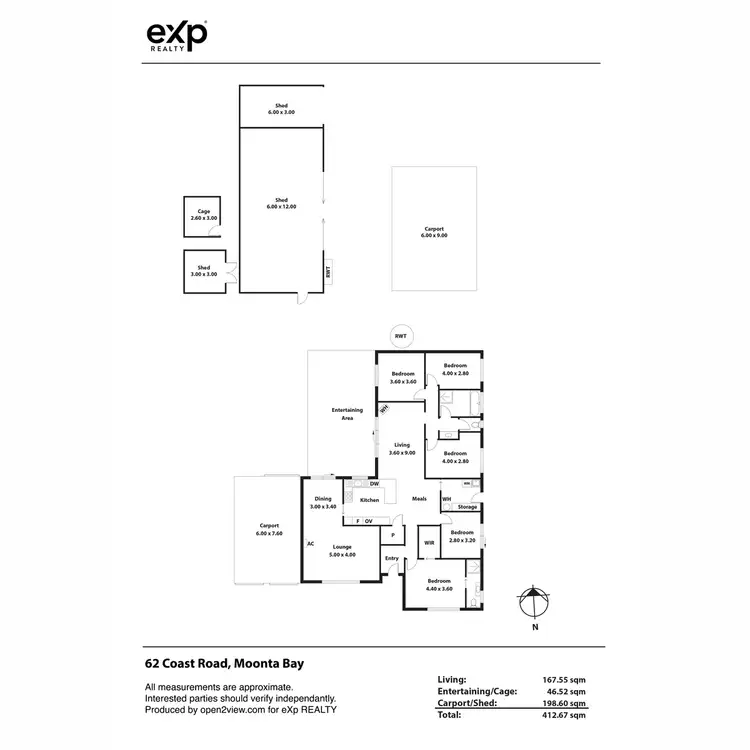 Floorplan of Homely house listing, 62 Bay Road, Moonta Bay SA 5558