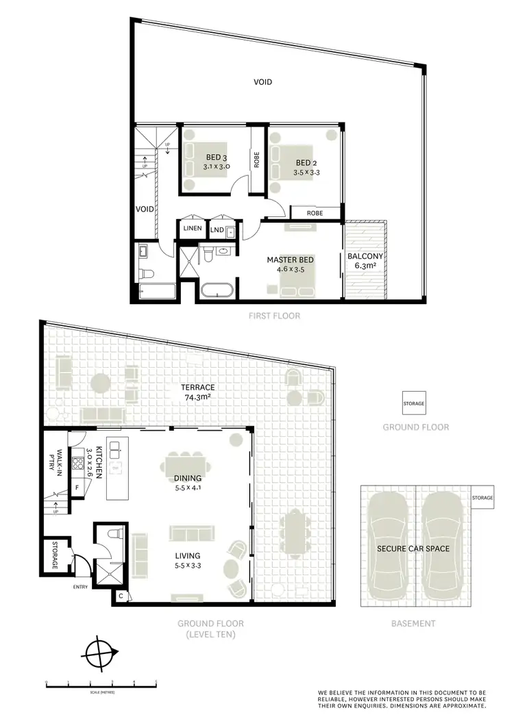 Floorplan of Homely apartment listing, 1008/9 Archibald Avenue, Waterloo NSW 2017