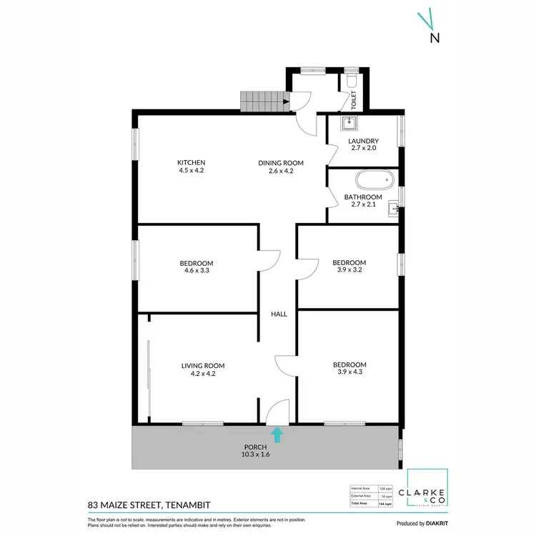 Floorplan of Homely house listing, 83 Maize Street, Tenambit NSW 2323
