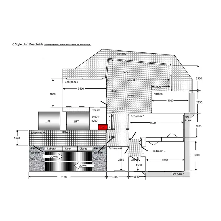 Floorplan of Homely apartment listing, Beachside, 3545 Main Beach Parade, Main Beach QLD 4217
