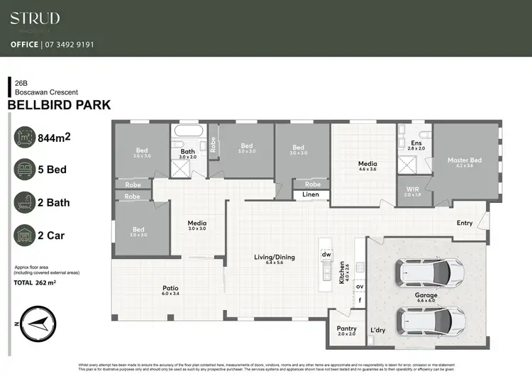 Floorplan of Homely house listing, 26B Boscawan Crescent, Bellbird Park QLD 4300