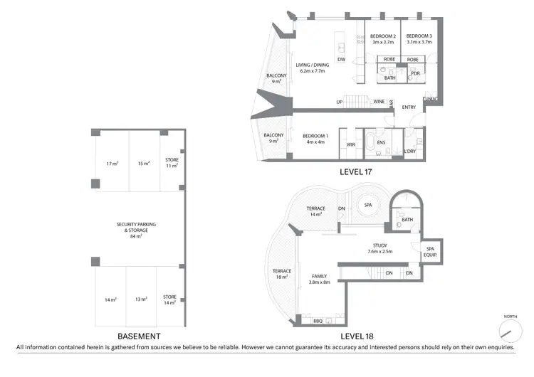 Floorplan of Homely apartment listing, 1702 & 1703/1B Lawson Square, Redfern NSW 2016