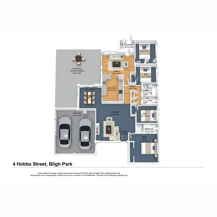 Floorplan of Homely house listing, 4 Hobbs Street, Bligh Park NSW 2756