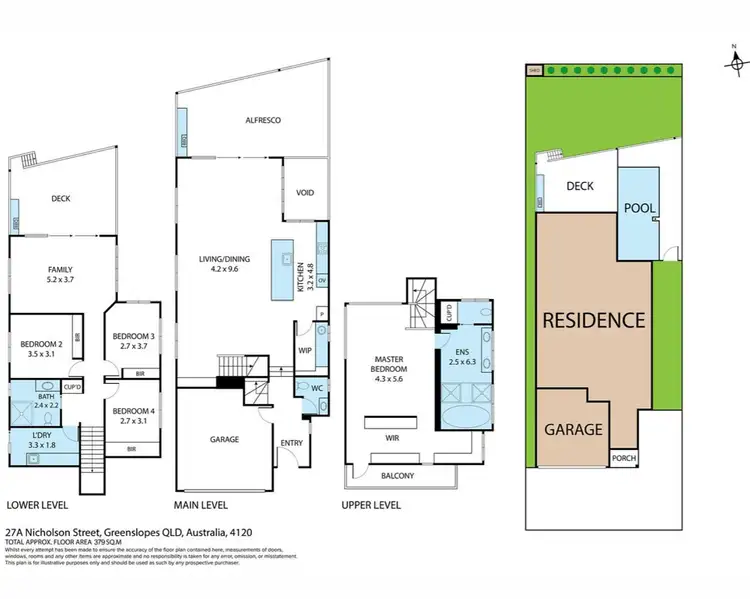 Floorplan of Homely house listing, 27a Nicholson Street, Greenslopes QLD 4120