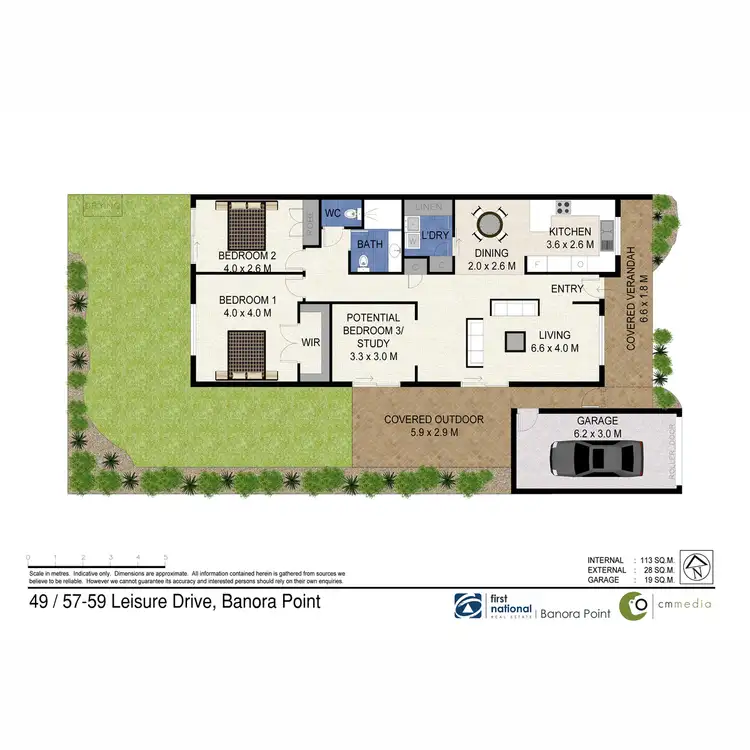 Floorplan of Homely villa listing, 49/57-79 Leisure Drive, Banora Point NSW 2486