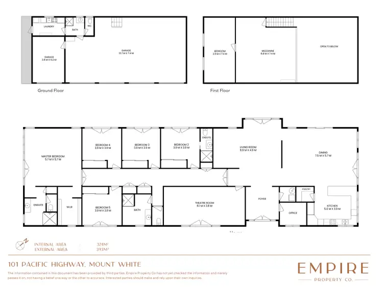 Floorplan of Homely rural property listing, 101 Pacific Highway, Mount White NSW 2250
