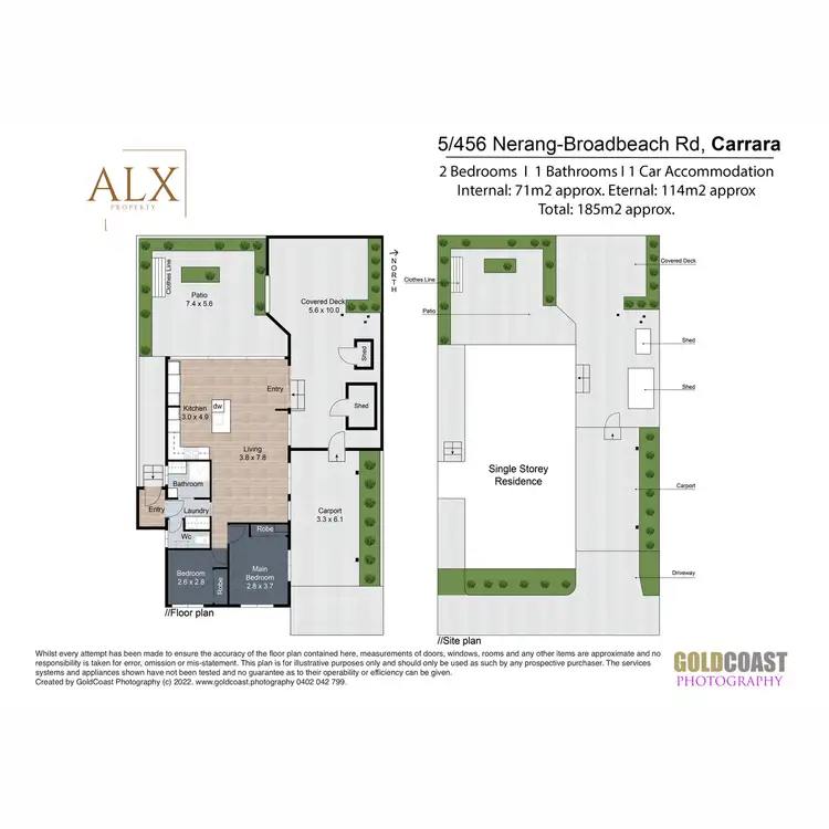 Floorplan of Homely house listing, 5/456 Nerang Broadbeach Road, Carrara QLD 4211
