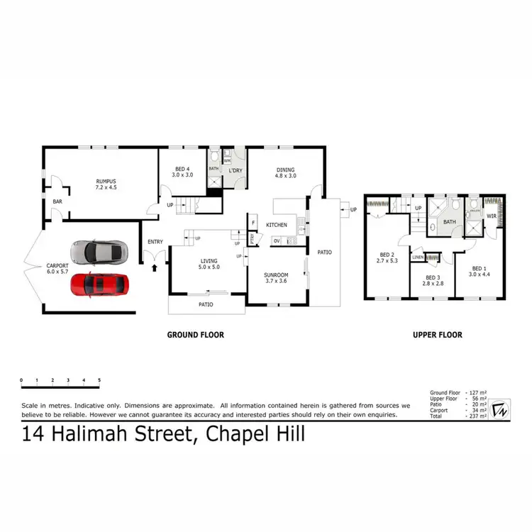 Floorplan of Homely house listing, 14 Halimah Street, Chapel Hill QLD 4069