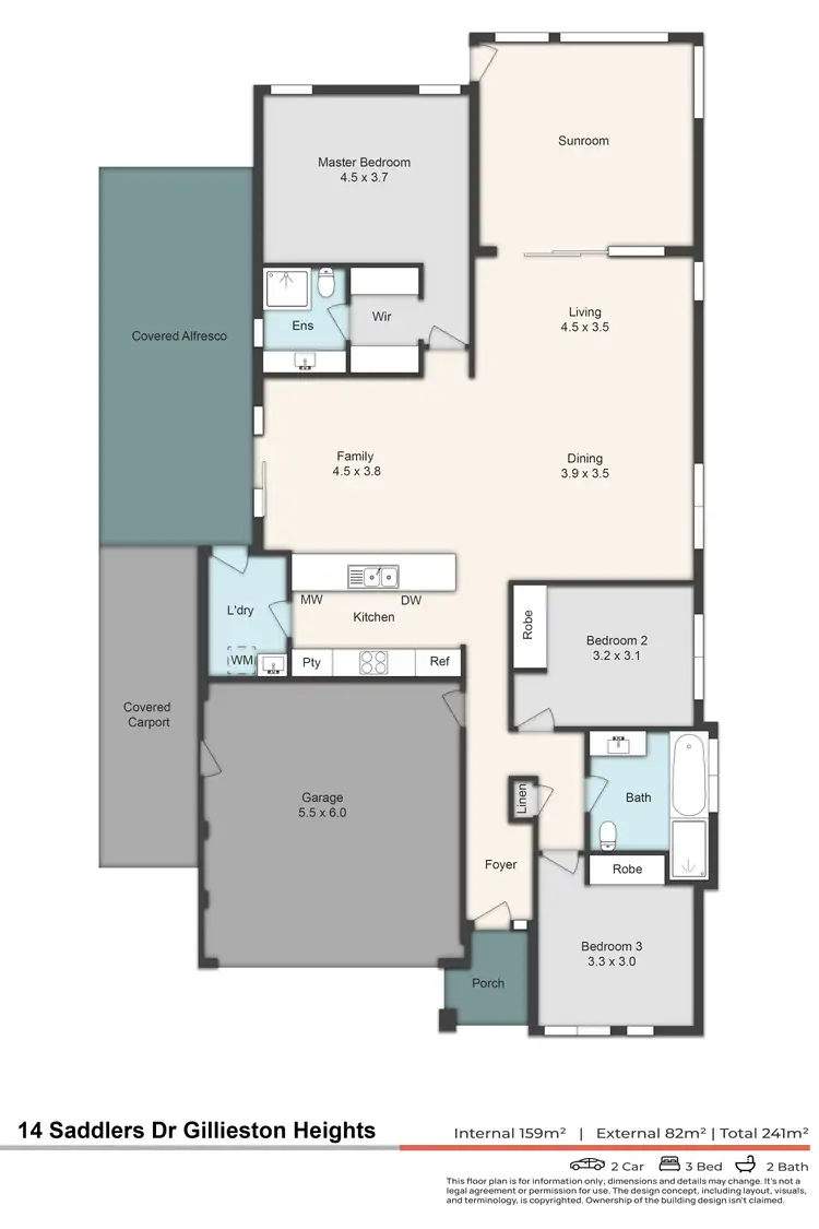 Floorplan of Homely house listing, 14 Saddlers Drive, Gillieston Heights NSW 2321