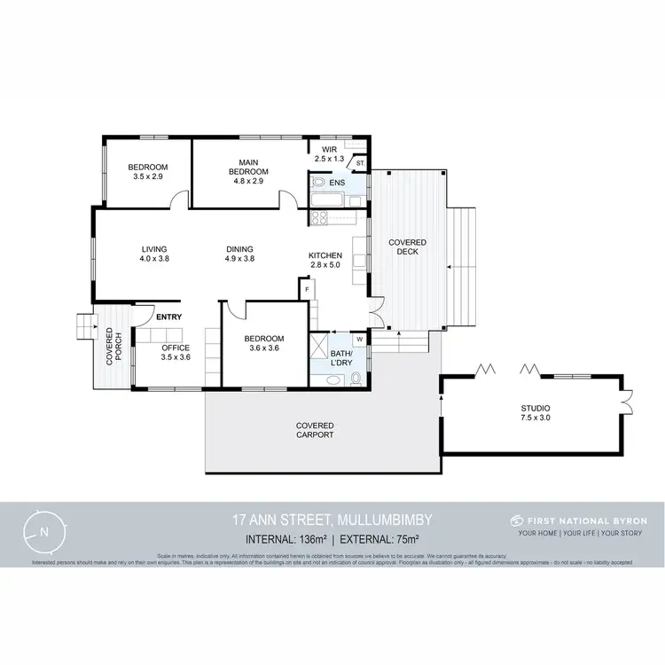 Floorplan of Homely house listing, 17 Ann Street, Mullumbimby NSW 2482