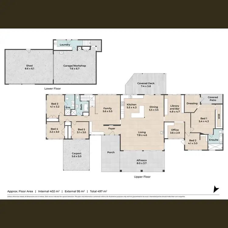 Floorplan of Homely rural property listing, 225 Pacey Road, Upper Brookfield QLD 4069