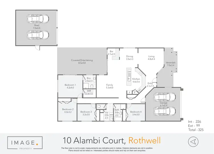 Floorplan of Homely house listing, 10 Alambi Court, Rothwell QLD 4022