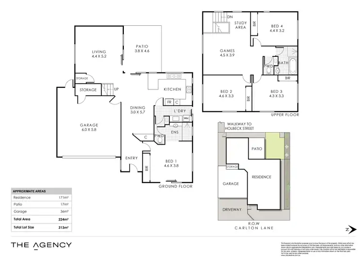 Floorplan of Homely house listing, 166A Holbeck Street, Doubleview WA 6018