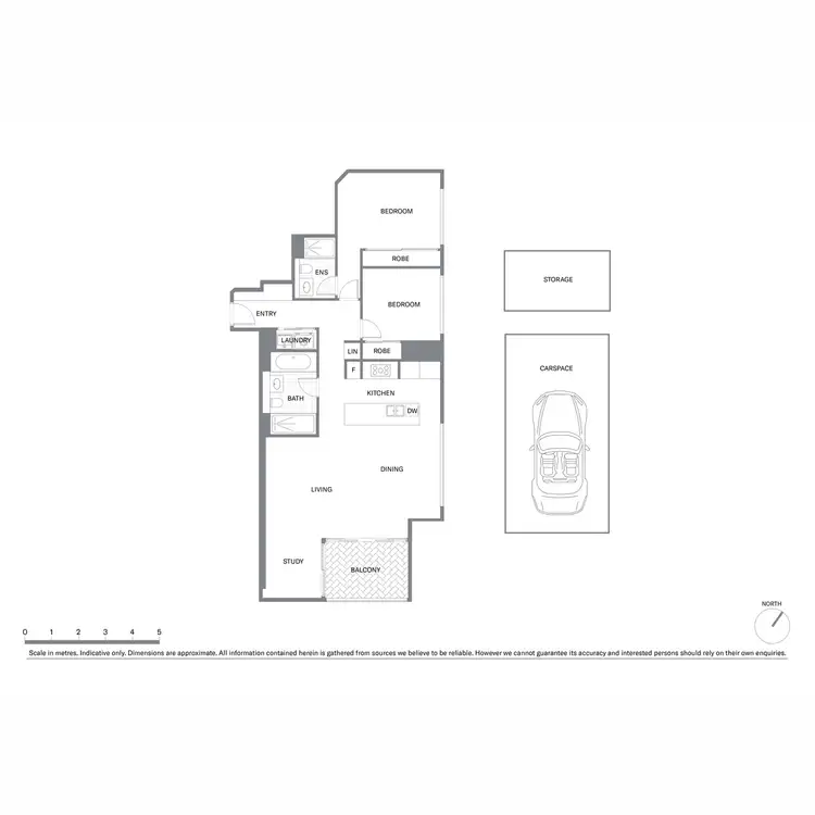 Floorplan of Homely apartment listing, 6 Watermans Quay, Barangaroo NSW 2000