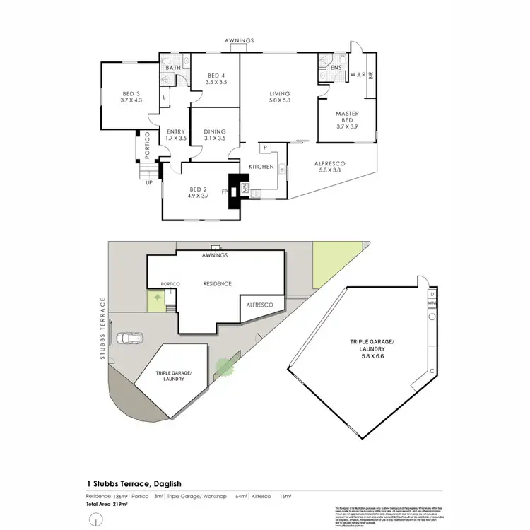 Floorplan of Homely house listing, 1 Stubbs Terrace, Daglish WA 6008
