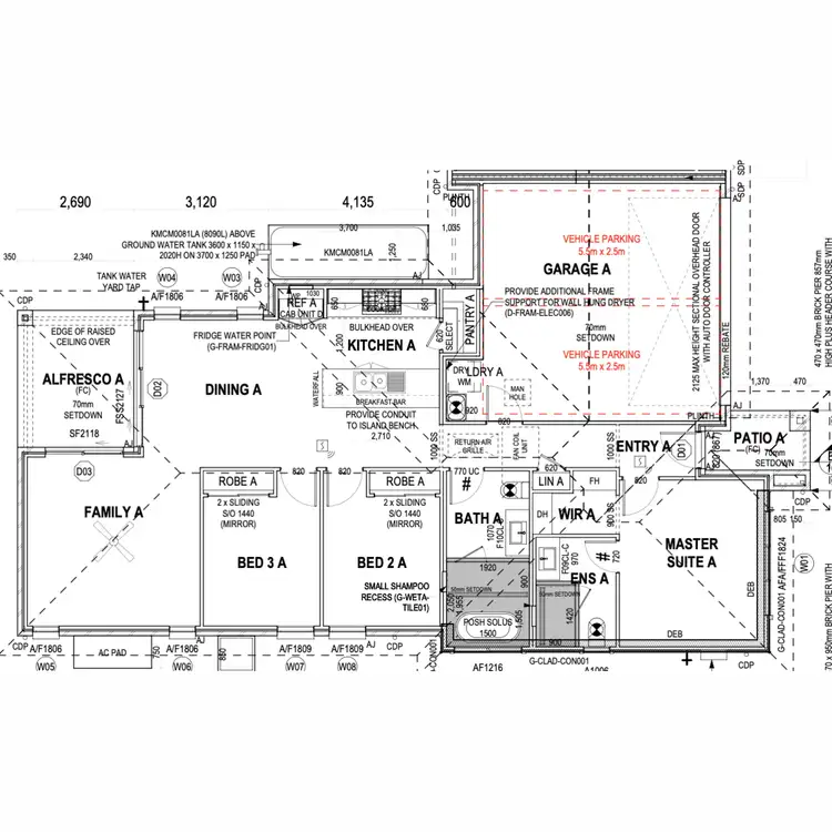 Floorplan of Homely semi-detached listing, Lot 1/66 O'Shea Circuit, Cessnock NSW 2325