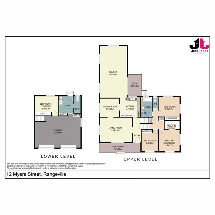 Floorplan of Homely house listing, 12 Myers Street, Rangeville QLD 4350
