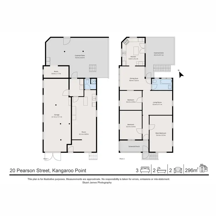 Floorplan of Homely house listing, 20 Pearson Street, Kangaroo Point QLD 4169