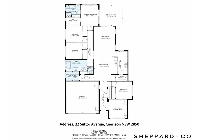 Floorplan of Homely house listing, 22 Suttor Avenue, Mudgee NSW 2850