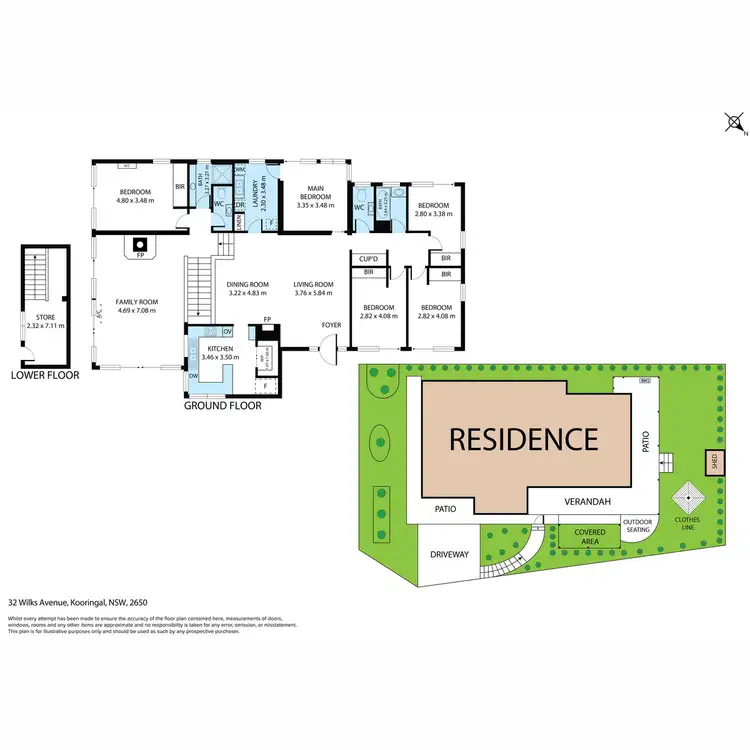 Floorplan of Homely house listing, 32 Wilks Avenue, Kooringal NSW 2650