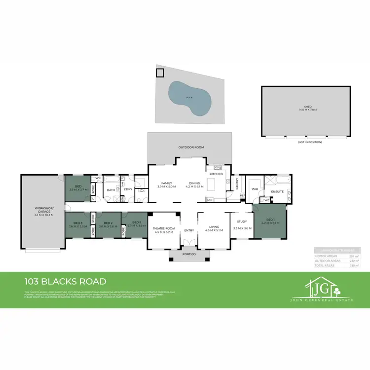Floorplan of Homely rural property listing, 103 Blacks Road, Willow Vale QLD 4209