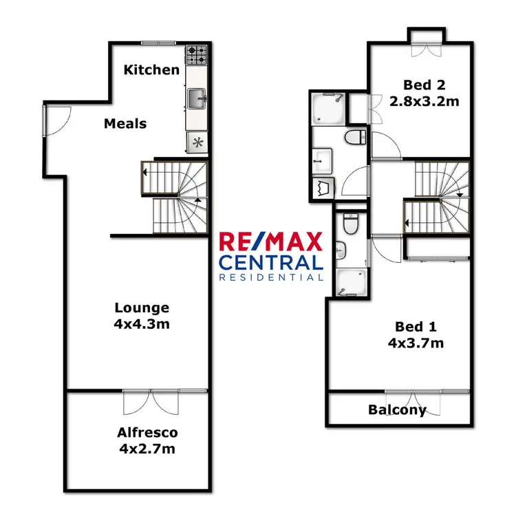 Floorplan of Homely apartment listing, 53/53 Edward Street, Brisbane City QLD 4000