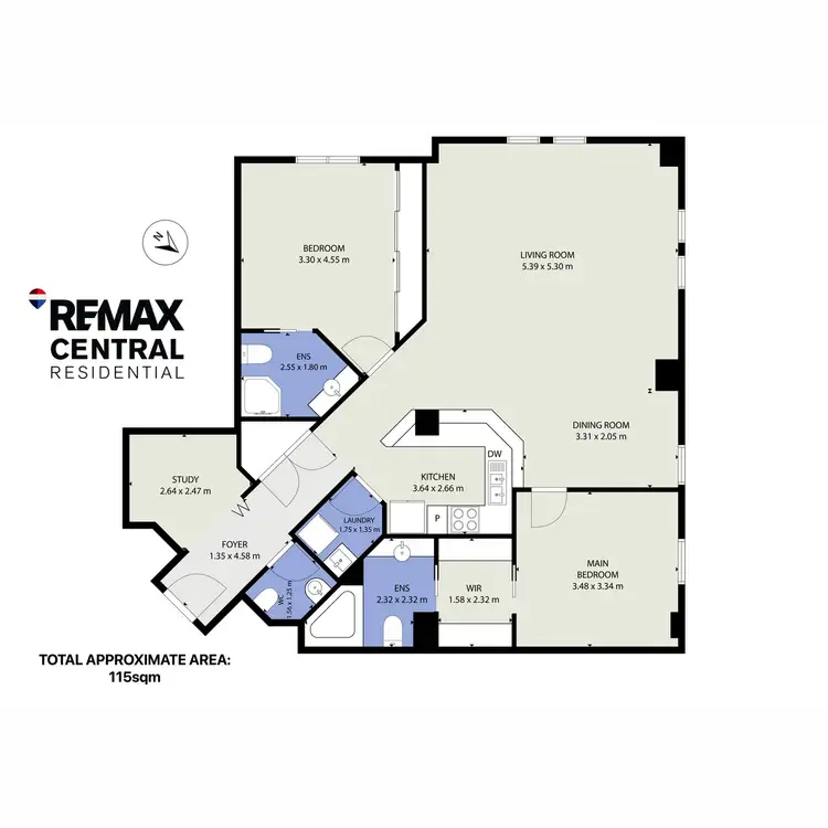 Floorplan of Homely apartment listing, Level 4/229 Queen Street Queen Street, Brisbane City QLD 4000