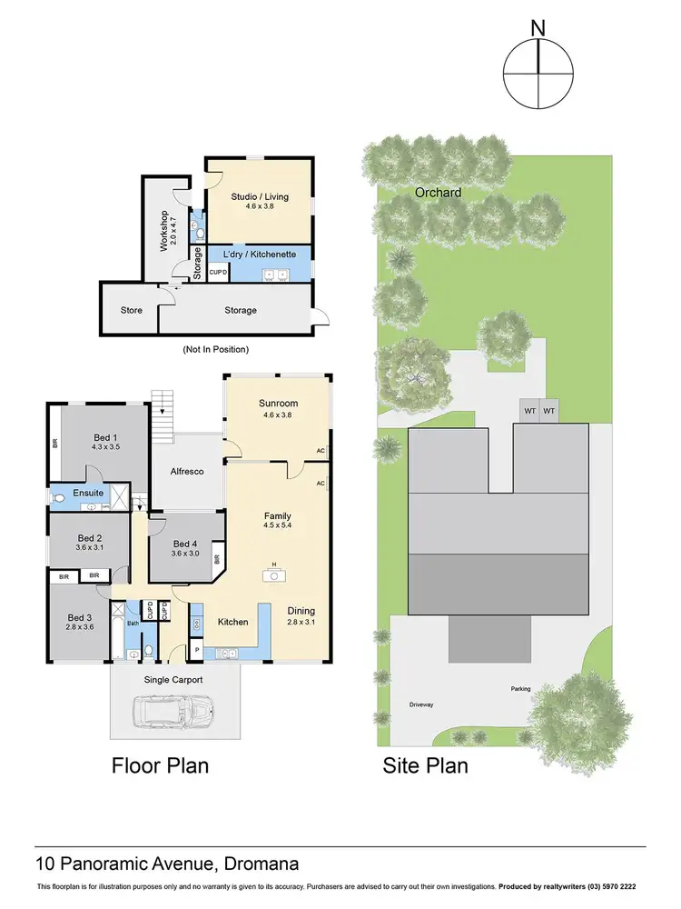 Floorplan of Homely house listing, 10 Panoramic Avenue, Dromana VIC 3936