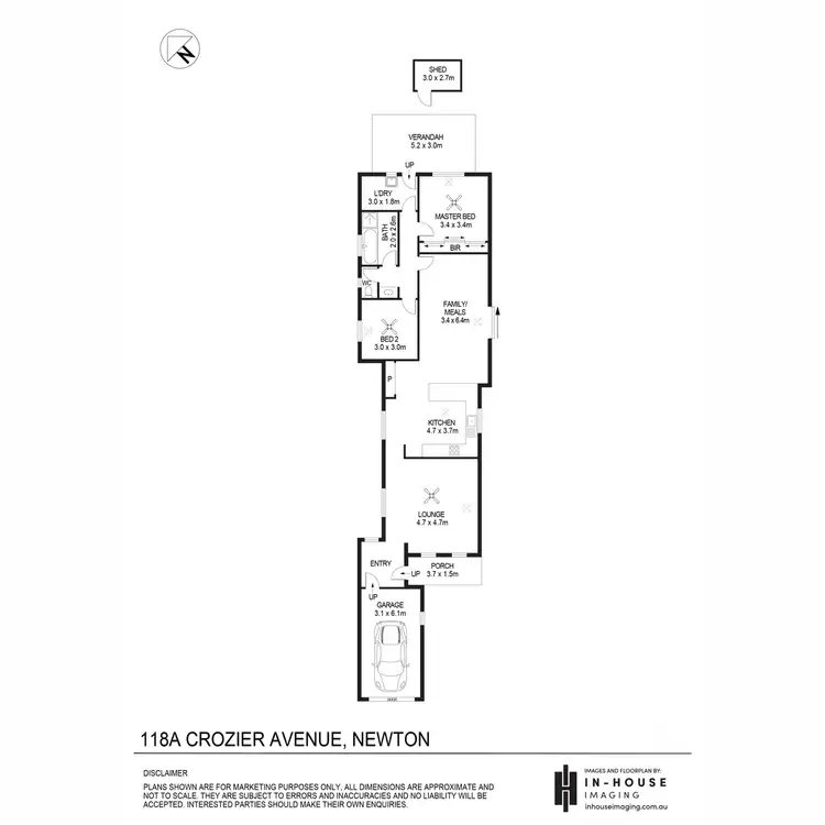 Floorplan of Homely house listing, 118a Crozier Avenue, Newton SA 5074