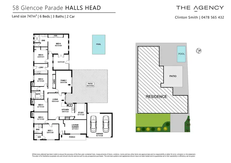 Floorplan of Homely house listing, 58 Glencoe Parade, Halls Head WA 6210