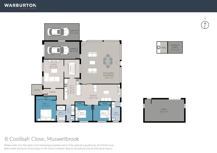 Floorplan of Homely house listing, 8 Coolibah Close, Muswellbrook NSW 2333