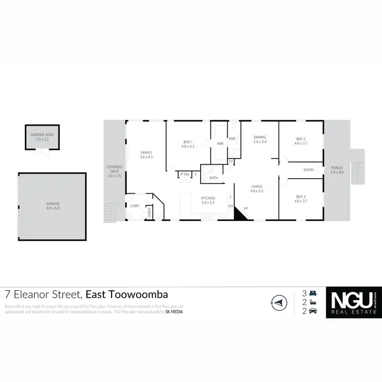 Floorplan of Homely house listing, 7 Eleanor Street, East Toowoomba QLD 4350