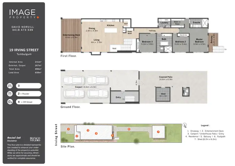 Floorplan of Homely house listing, 19 Irving Street, Tumbulgum NSW 2490