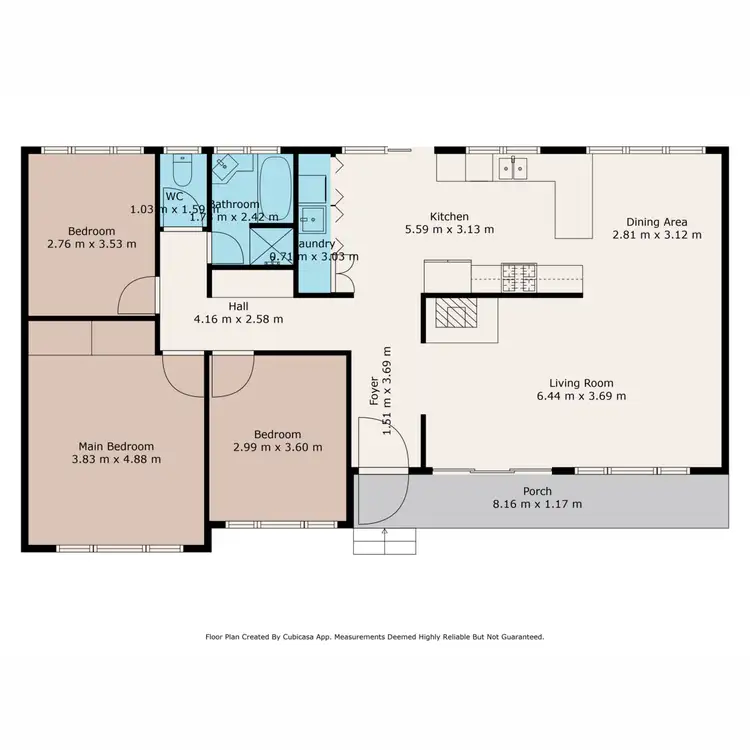 Floorplan of Homely house listing, 8 Breen Street, Gunnedah NSW 2380